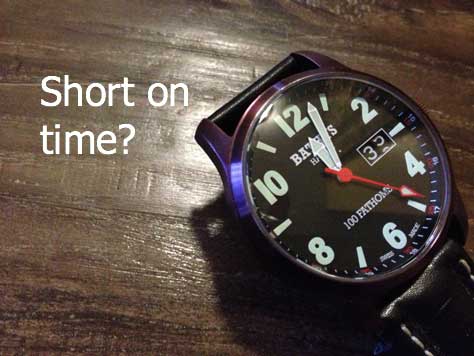 Short on time? Here's how to reach your goals anyway